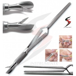 20 x Nail C Curve Pinching Pusher Tool Multi Function Tool Acrylic Nails Pincher SS